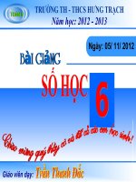 bai giang chuyen de toan 6
