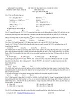 đề thi thử đại học   cuc hay khong the bo qua