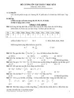 Đề cương ôn tập học kì 2 toán 7(2012-13)