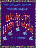 LTVC : từ ngữ về quê hương. Ôn tập câu Ai làm gì