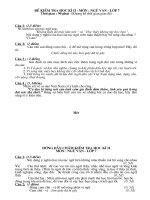 kiểm tra học kì II Ngữ văn 7