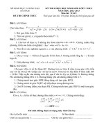 ĐỀ THI HSG TOÁN 9 HÀ NAM 1213