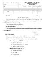 kiểm tra cuối kì II lớp I tiếng việt