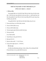 thiết kế trạm biến áp phân phối điện hạ áp công suất 160 kva – 22.0,4 kv