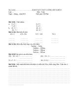 khao sat chat luong hs yeu khoi 3 giua hoc ki II