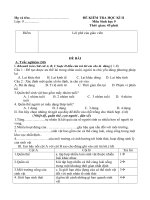 KT Sinh học 9 HK II có DA+MT