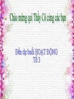 Bài 1 : Hoạt dộng