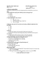 đề thi học kì 2 lớp 6