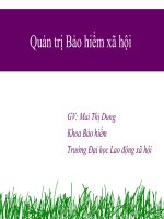 Quản trị Bảo hiểm xã hội Việt Nam