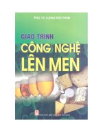 Giáo trình công nghệ lên men
