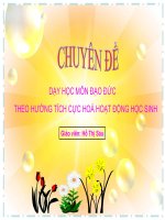 Chuyên đề đạo đức lớp 5