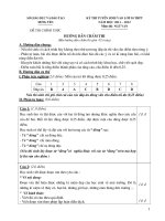 Đáp án Văn vào lớp 10 tỉnh Hưng Yên