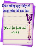 thuyết minh về môi trường