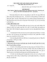 Kế họach hoạt động 26/03/2013