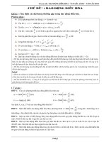 chuyên đề dao động điều hòa