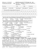 KTHK 2-Trắc nghiệm