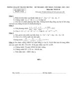 Đề thi HSG huyện năm 2012 - 2013