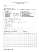 DE KIEM TRA CUOI NAM MON LICH SU LOP 4