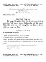 De kiem tra cuoi hoc ky II Mon Tieng Viet Chieng Muon Le Van Tam P hieu truong