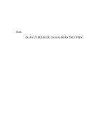 Đề tài quản lý rủi ro dự án giai đoạn thực hiện