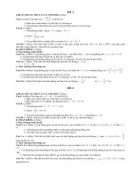 72 ĐÈ THI THỬ TỐT NGHIỆP