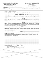 Đề kiểm tra HSG lớp 3