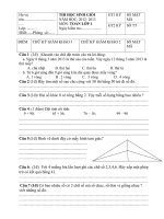 Đê thi HS giỏi năm học 2012-2013