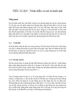 tiểu luận xử lý ảnh nâng cao trình diễn và mô tả hình ảnh