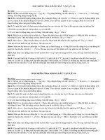 Đề thi khảo sát chất lượng khối 10