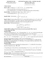 ĐỀ THI THỬ ĐẠI HỌC LẦN III TRƯỜNG THPT B PHỦ LÍ