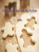 bài giảng câu đặc biệt