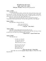 kiểm tra học kì II ngữ văn 9