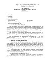 kế hoạch bồi dưỡng thường xuyên giáo viên mầm non