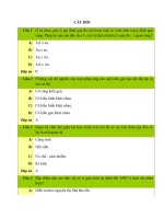 Đề thi ôn luyen thi tốt nghiệp - Đại học