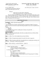 Cáu trúc đề thi hk2 năm 2012-2013