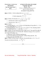 Đề thi vào 10 của Thanh Hóa 2012-2013