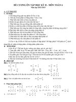 on tap hoc ky 2 toan lop 6 hay