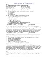 Tuyển tập đề ôn tập Lớp 3