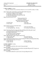 Đề -ĐA sử 6 - HKII