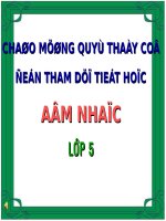 Tiết 30: Học hát bài Dàn đồng ca mùa hạ