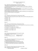 đề cương ôn tập thi cuối năm vật lí 6