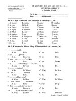 de thi tieng anh cap quoc gia 220 cau