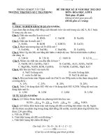 DE THI HK II HOA 8(dap an+ma tran)