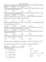 đề thi thử tháng 4 - 2013
