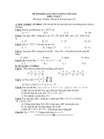 Đề thi khảo sát cuối năm