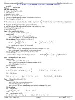 ĐỀ CƯƠNG ÔN TẬP TOÁN 7 NĂM 2013
