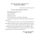 Giấy xác nhận thời gian công tác