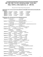 ĐỀ THI THỬ ĐH 2013 LẦN -QUỲNH PHÁT