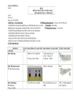 Giáo án thể dục lớp 1