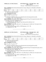 DE THI HK2 TOAN 7 2012-2013 HOT